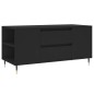 vidaXL Couchtisch Schwarz 102x44,5x50 cm Holzwerkstoff vidaXL Couchtisch Schwarz 102x44,5x50 cm Holzwerkstoff