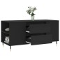 vidaXL Couchtisch Schwarz 102x44,5x50 cm Holzwerkstoff vidaXL Couchtisch Schwarz 102x44,5x50 cm Holzwerkstoff