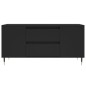 vidaXL Couchtisch Schwarz 102x44,5x50 cm Holzwerkstoff vidaXL Couchtisch Schwarz 102x44,5x50 cm Holzwerkstoff