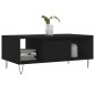 vidaXL Couchtisch Schwarz 90x50x36,5 cm Holzwerkstoff vidaXL Couchtisch Schwarz 90x50x36,5 cm Holzwerkstoff