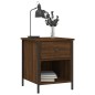 vidaXL Nachttisch Braun Eichen-Optik 40x42x50 cm Holzwerkstoff vidaXL Nachttisch Braun Eichen-Optik 40x42x50 cm Holzwerkstoff