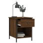 vidaXL Nachttisch Braun Eichen-Optik 40x42x50 cm Holzwerkstoff vidaXL Nachttisch Braun Eichen-Optik 40x42x50 cm Holzwerkstoff