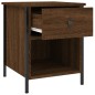 vidaXL Nachttisch Braun Eichen-Optik 40x42x50 cm Holzwerkstoff vidaXL Nachttisch Braun Eichen-Optik 40x42x50 cm Holzwerkstoff