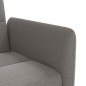 Schlafsofa mit Getränkehaltern Taupe Stoff Schlafsofa mit Getränkehaltern Taupe Stoff