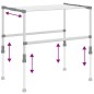 vidaXL Wäschetrockner 83x(50-55)x(40-85) cm Aluminium vidaXL Wäschetrockner 83x(50-55)x(40-85) cm Aluminium
