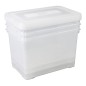 Curver Aufbewahrungsboxen-Set Handy 3x65L Transparent Curver Aufbewahrungsboxen-Set Handy 3x65L Transparent