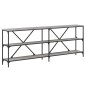 vidaXL Konsolentisch Grau Sonoma 200x30x75 cm Holzwerkstoff und Eisen vidaXL Konsolentisch Grau Sonoma 200x30x75 cm Holzwerkstoff und Eisen