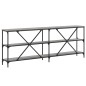 vidaXL Konsolentisch Grau Sonoma 200x30x75 cm Holzwerkstoff und Eisen vidaXL Konsolentisch Grau Sonoma 200x30x75 cm Holzwerkstoff und Eisen