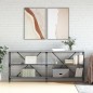 vidaXL Konsolentisch Grau Sonoma 180x30x75 cm Holzwerkstoff und Eisen vidaXL Konsolentisch Grau Sonoma 180x30x75 cm Holzwerkstoff und Eisen