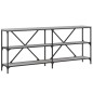 vidaXL Konsolentisch Grau Sonoma 180x30x75 cm Holzwerkstoff und Eisen vidaXL Konsolentisch Grau Sonoma 180x30x75 cm Holzwerkstoff und Eisen