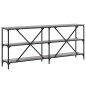 vidaXL Konsolentisch Grau Sonoma 180x30x75 cm Holzwerkstoff und Eisen vidaXL Konsolentisch Grau Sonoma 180x30x75 cm Holzwerkstoff und Eisen