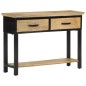 vidaXL Konsolentisch 110x30x75 cm Raues Massivholz Mango vidaXL Konsolentisch 110x30x75 cm Raues Massivholz Mango