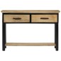 vidaXL Konsolentisch 110x30x75 cm Raues Massivholz Mango vidaXL Konsolentisch 110x30x75 cm Raues Massivholz Mango