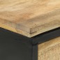 vidaXL Konsolentisch 110x30x75 cm Raues Massivholz Mango vidaXL Konsolentisch 110x30x75 cm Raues Massivholz Mango