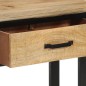 vidaXL Konsolentisch 110x30x75 cm Raues Massivholz Mango vidaXL Konsolentisch 110x30x75 cm Raues Massivholz Mango