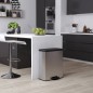 Curver Tretmülleimer Deco 65 L Silbern Curver Tretmülleimer Deco 65 L Silbern