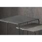 Rousseau 2-tlg. Beistelltisch-Set Ospera Metall Schwarz und Grau Rousseau 2-tlg. Beistelltisch-Set Ospera Metall Schwarz und Grau
