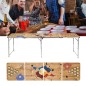 HI Beer-Pong-Klapptisch 240x60x55 cm MDF und Aluminium HI Beer-Pong-Klapptisch 240x60x55 cm MDF und Aluminium
