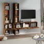 vidaXL TV-Wandschrank Räuchereiche Holzwerkstoff vidaXL TV-Wandschrank Räuchereiche Holzwerkstoff