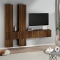 vidaXL TV-Wandschrank Braun Eichen-Optik Holzwerkstoff vidaXL TV-Wandschrank Braun Eichen-Optik Holzwerkstoff