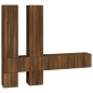 vidaXL TV-Wandschrank Braun Eichen-Optik Holzwerkstoff vidaXL TV-Wandschrank Braun Eichen-Optik Holzwerkstoff