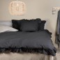 Venture Home Bettwäsche-Set Levi 200x150 cm Baumwolle Anthrazit Venture Home Bettwäsche-Set Levi 200x150 cm Baumwolle Anthrazit