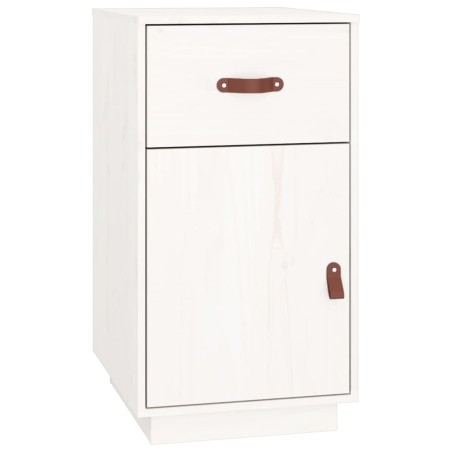 vidaXL Schreibtisch-Schrank Weiß 40x50x75 cm Massivholz Kiefer