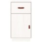 vidaXL Schreibtisch-Schrank Weiß 40x50x75 cm Massivholz Kiefer vidaXL Schreibtisch-Schrank Weiß 40x50x75 cm Massivholz Kiefer