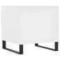 vidaXL Couchtisch Hochglanz-Weiß 50x46x50 cm Holzwerkstoff vidaXL Couchtisch Hochglanz-Weiß 50x46x50 cm Holzwerkstoff