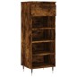 vidaXL Schuhschrank Räuchereiche 40x36x105 cm Holzwerkstoff vidaXL Schuhschrank Räuchereiche 40x36x105 cm Holzwerkstoff