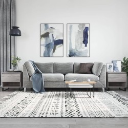 vidaXL Couchtische 2 Stk. Grau Sonoma 50x46x50 cm Holzwerkstoff