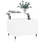 vidaXL Couchtisch Weiß 60x44,5x45 cm Holzwerkstoff vidaXL Couchtisch Weiß 60x44,5x45 cm Holzwerkstoff