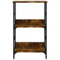 vidaXL Bücherregal Räuchereiche 50x33x82 cm Holzwerkstoff vidaXL Bücherregal Räuchereiche 50x33x82 cm Holzwerkstoff