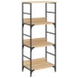 vidaXL Bücherregal Sonoma-Eiche 50x33x117,5 cm Holzwerkstoff vidaXL Bücherregal Sonoma-Eiche 50x33x117,5 cm Holzwerkstoff