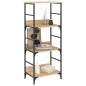 vidaXL Bücherregal Sonoma-Eiche 50x33x117,5 cm Holzwerkstoff vidaXL Bücherregal Sonoma-Eiche 50x33x117,5 cm Holzwerkstoff