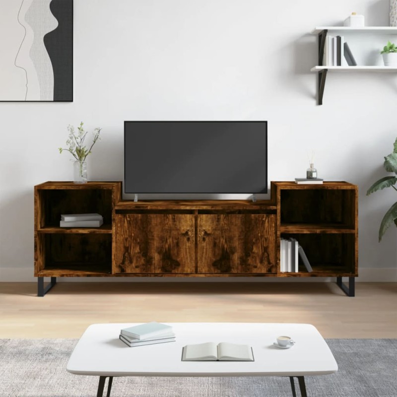 vidaXL TV-Schrank Räuchereiche 160x35x55 cm Holzwerkstoff vidaXL TV-Schrank Räuchereiche 160x35x55 cm Holzwerkstoff