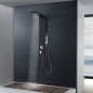 vidaXL Duschpaneel-System Aluminium Mattschwarz vidaXL Duschpaneel-System Aluminium Mattschwarz