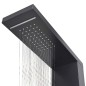 vidaXL Duschpaneel-System Aluminium Mattschwarz vidaXL Duschpaneel-System Aluminium Mattschwarz
