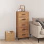 vidaXL Kommode 42x35x110 cm Massivholz Kiefer vidaXL Kommode 42x35x110 cm Massivholz Kiefer
