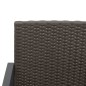vidaXL 3-tlg. Garten-Essgruppe mit Kissen Braun PP-Rattan vidaXL 3-tlg. Garten-Essgruppe mit Kissen Braun PP-Rattan