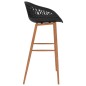 vidaXL Barhocker 2 Stk. Schwarz vidaXL Barhocker 2 Stk. Schwarz