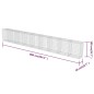 vidaXL Gabionenwand mit Abdeckung Verzinkter Stahl 900×50×100 cm vidaXL Gabionenwand mit Abdeckung Verzinkter Stahl 900×50×100 cm