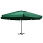 vidaXL Sonnenschirm mit Aluminium-Mast 600 cm Grün vidaXL Sonnenschirm mit Aluminium-Mast 600 cm Grün