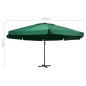 vidaXL Sonnenschirm mit Aluminium-Mast 600 cm Grün vidaXL Sonnenschirm mit Aluminium-Mast 600 cm Grün
