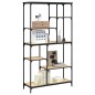 vidaXL Bücherregal Sonoma-Eiche 99x35,5x176 cm Holzwerkstoff und Stahl vidaXL Bücherregal Sonoma-Eiche 99x35,5x176 cm Holzwerkstoff und Stahl