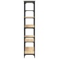 vidaXL Bücherregal Sonoma-Eiche 99x35,5x176 cm Holzwerkstoff und Stahl vidaXL Bücherregal Sonoma-Eiche 99x35,5x176 cm Holzwerkstoff und Stahl