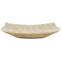 vidaXL Waschbecken 50x35x12 cm Marmor Cremefarben vidaXL Waschbecken 50x35x12 cm Marmor Cremefarben