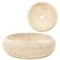 vidaXL Waschbecken 40x12 cm Marmor Creme vidaXL Waschbecken 40x12 cm Marmor Creme