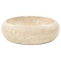 vidaXL Waschbecken 40x12 cm Marmor Creme vidaXL Waschbecken 40x12 cm Marmor Creme