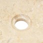 vidaXL Waschbecken 40x12 cm Marmor Creme vidaXL Waschbecken 40x12 cm Marmor Creme